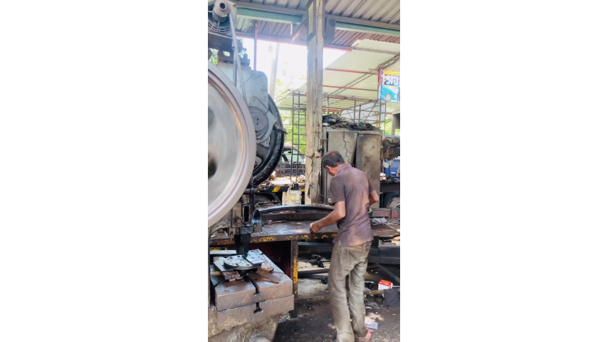 Leaf springs reshaping